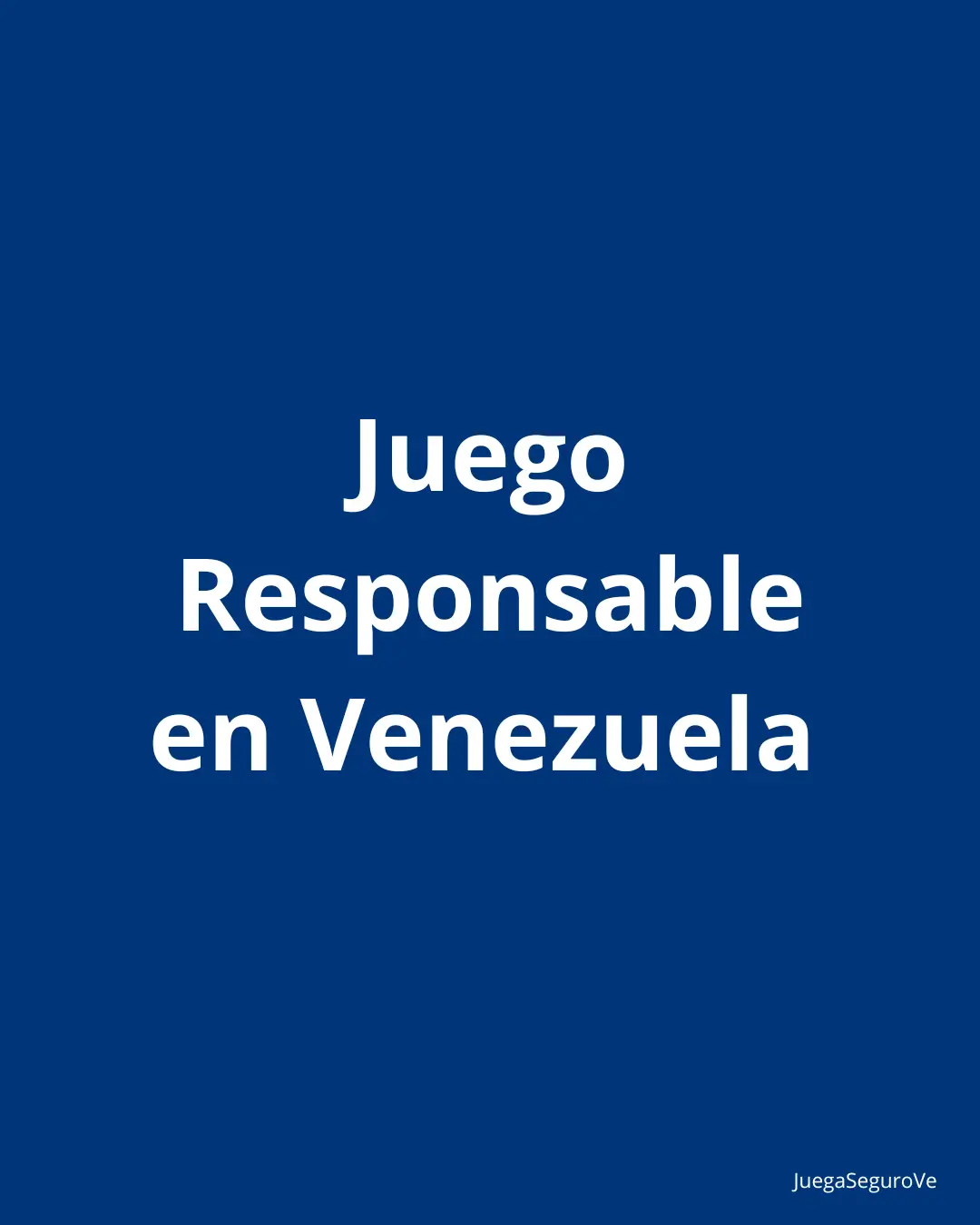 Juego Responsable en Venezuela
