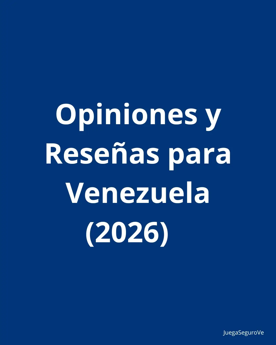 Opiniones de casinos online en Venezuela 2026